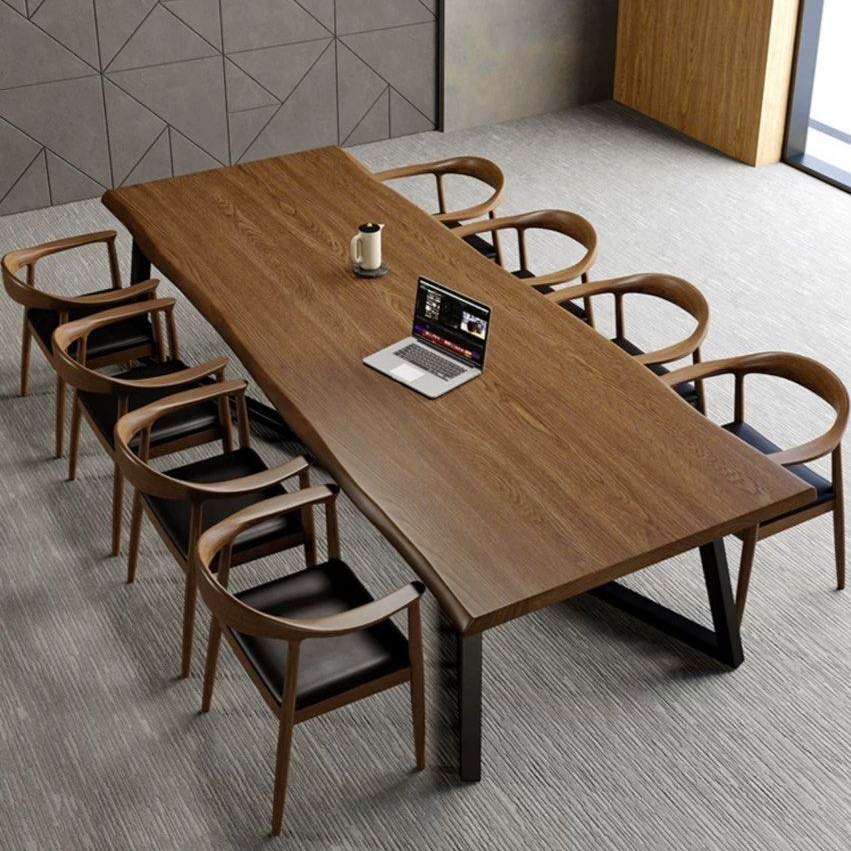 ISIDRO Rustic Solid Wood Dining Table
