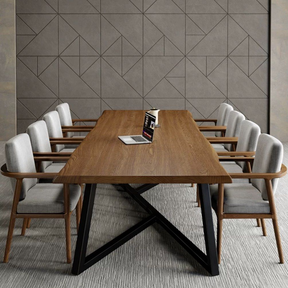 ISIDRO Rustic Solid Wood Dining Table