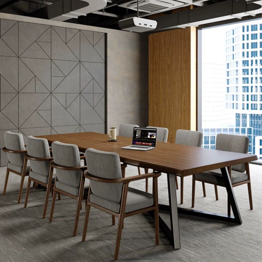 ISIDRO Rustic Solid Wood Dining Table