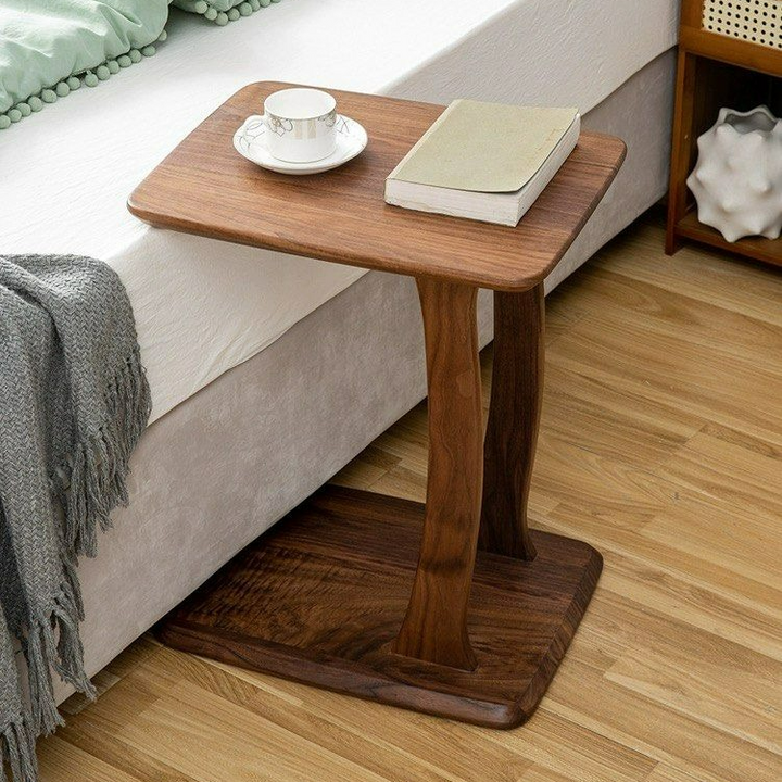 SERENA Modern Walnut Wood Side Table