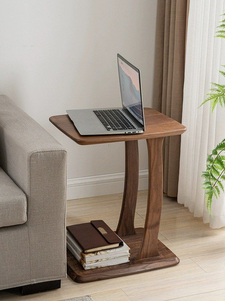 SERENA Modern Walnut Wood Side Table