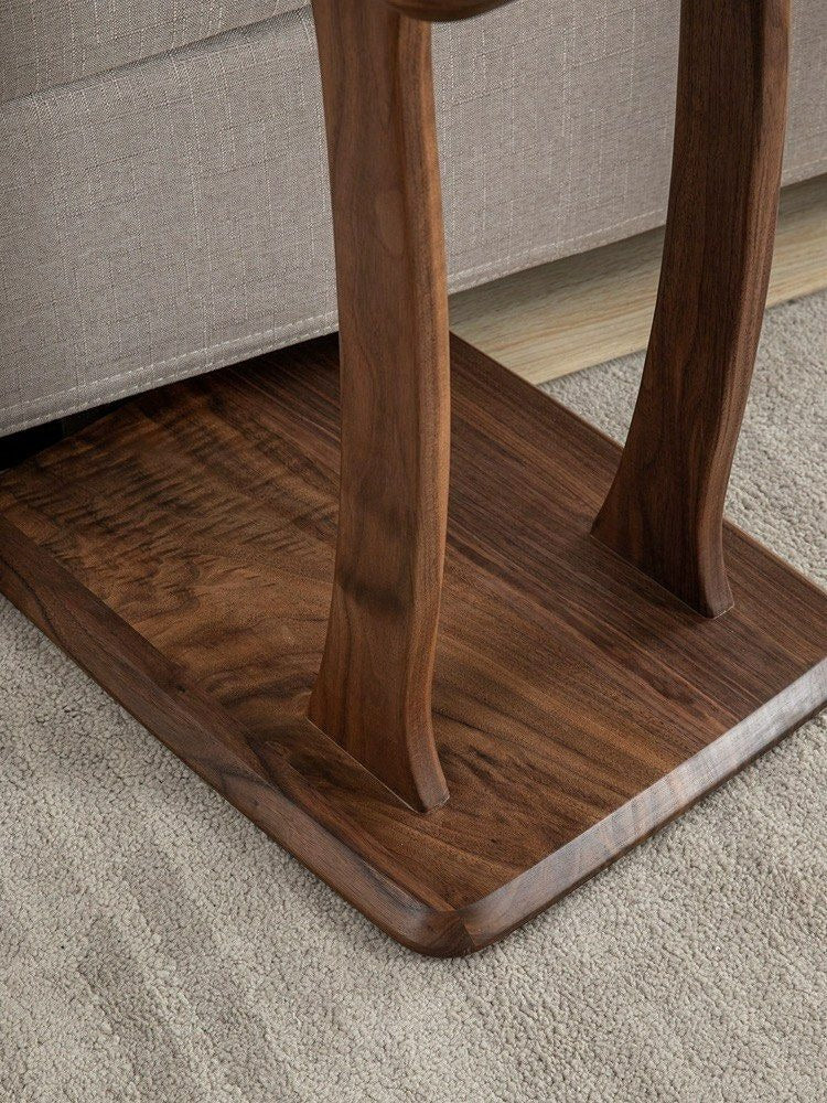 SERENA Modern Walnut Wood Side Table