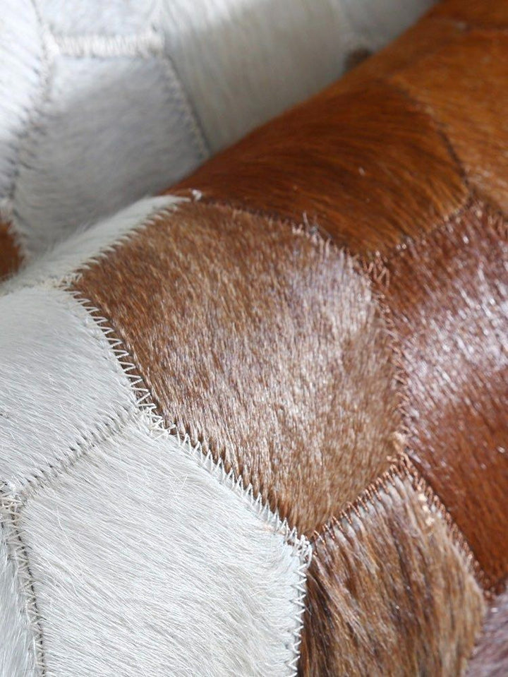 RUFUS Cowhide Leather Rug