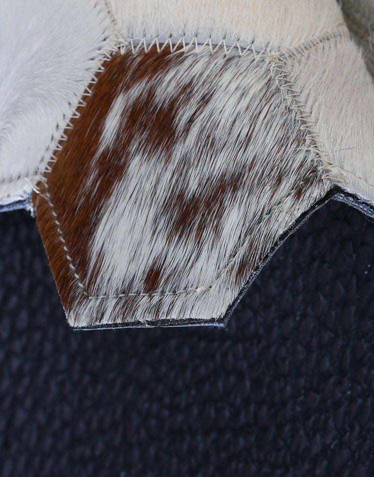 RUFUS Cowhide Leather Rug
