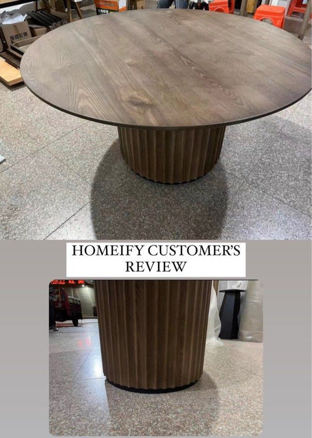ELVIS Round Wood Dining Table