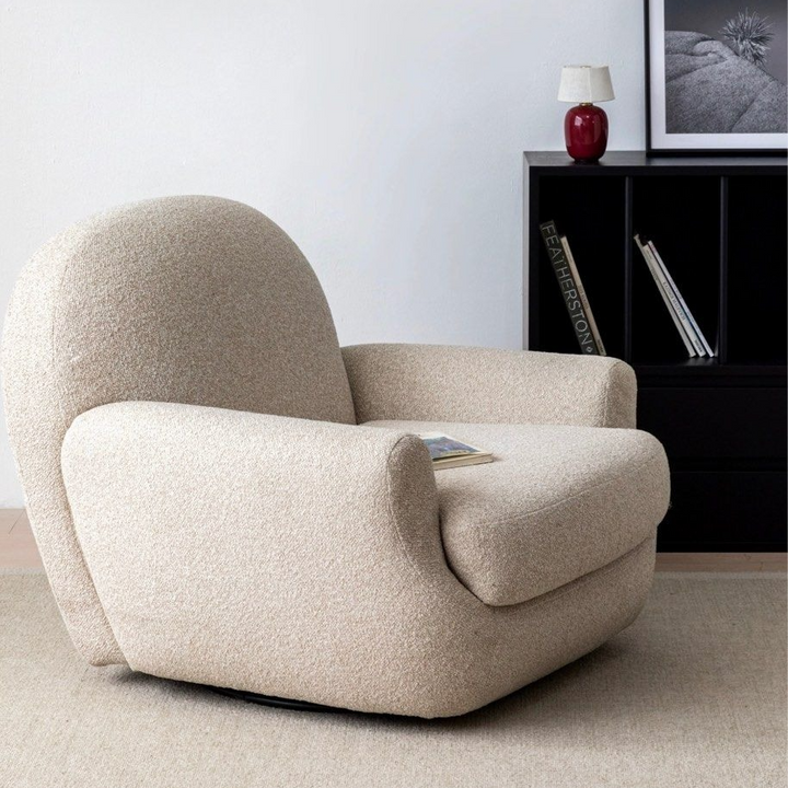 THEO Modern Boucle Lounge Chair