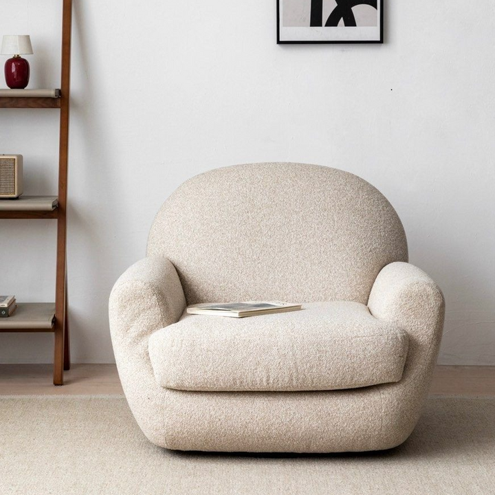 THEO Modern Boucle Lounge Chair