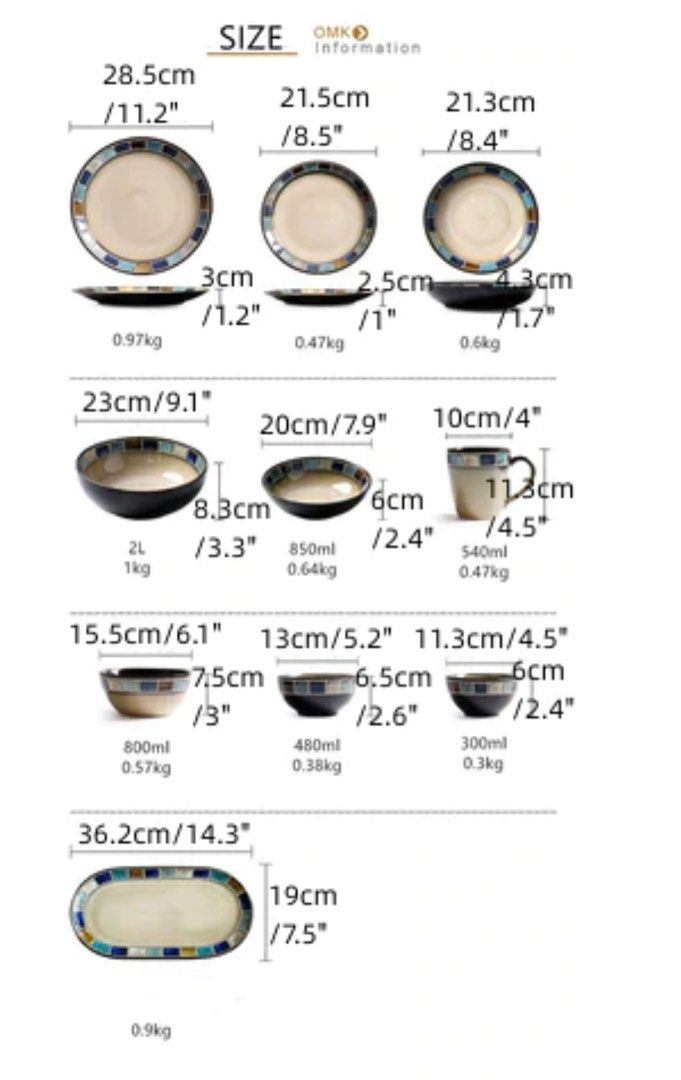 MOSAIC Ceramic Dinnerware
