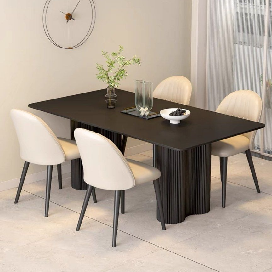 GALINDO Minimalist Dining Table and Chair Set