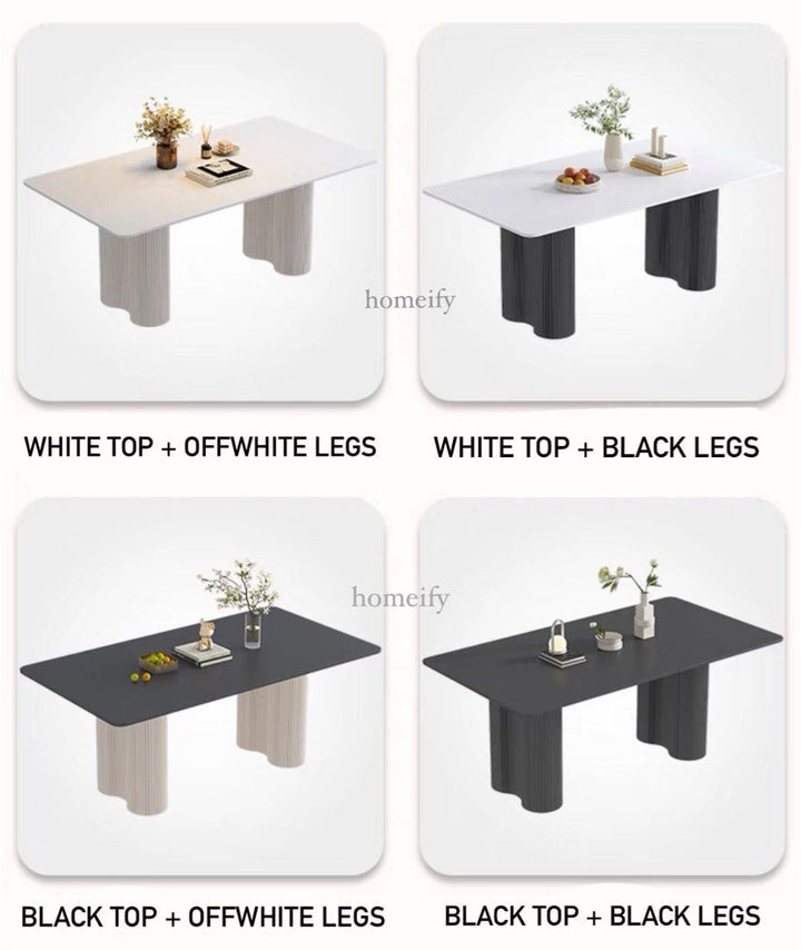 GALINDO Minimalist Dining Table and Chair Set