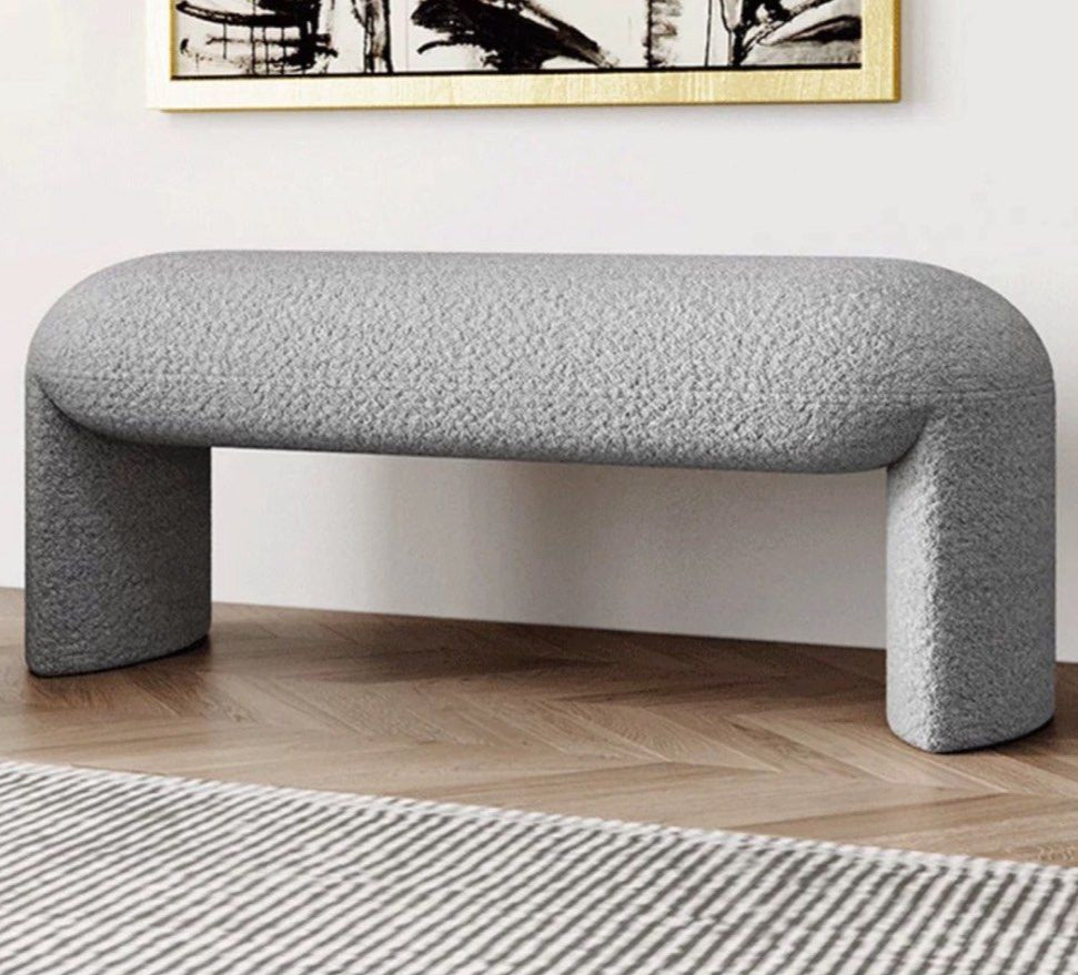 NAVEEN Modern Boucle Bench