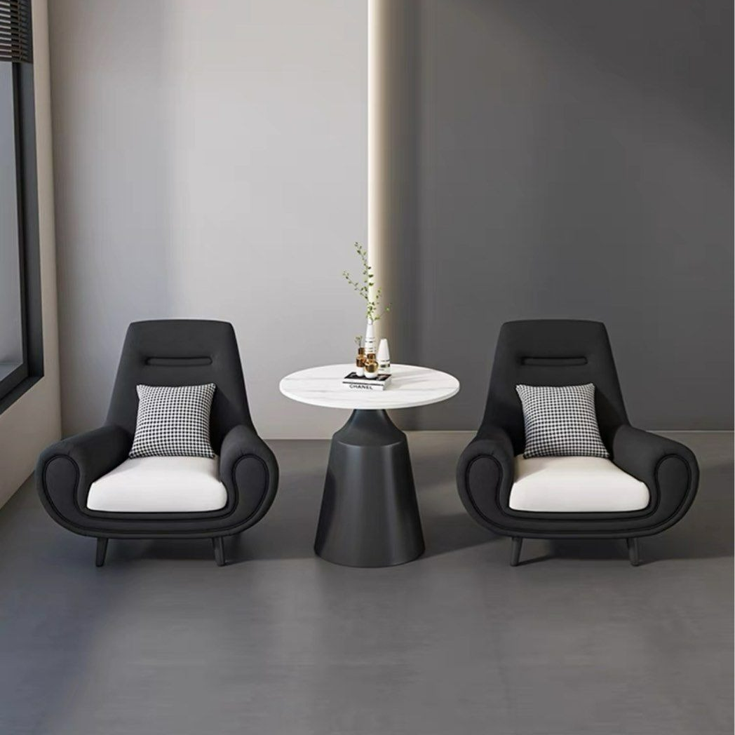 JOHN Modern Velvet Lounge Chair
