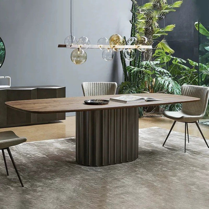 GRAYSON Modern Solid Wood Dining Table