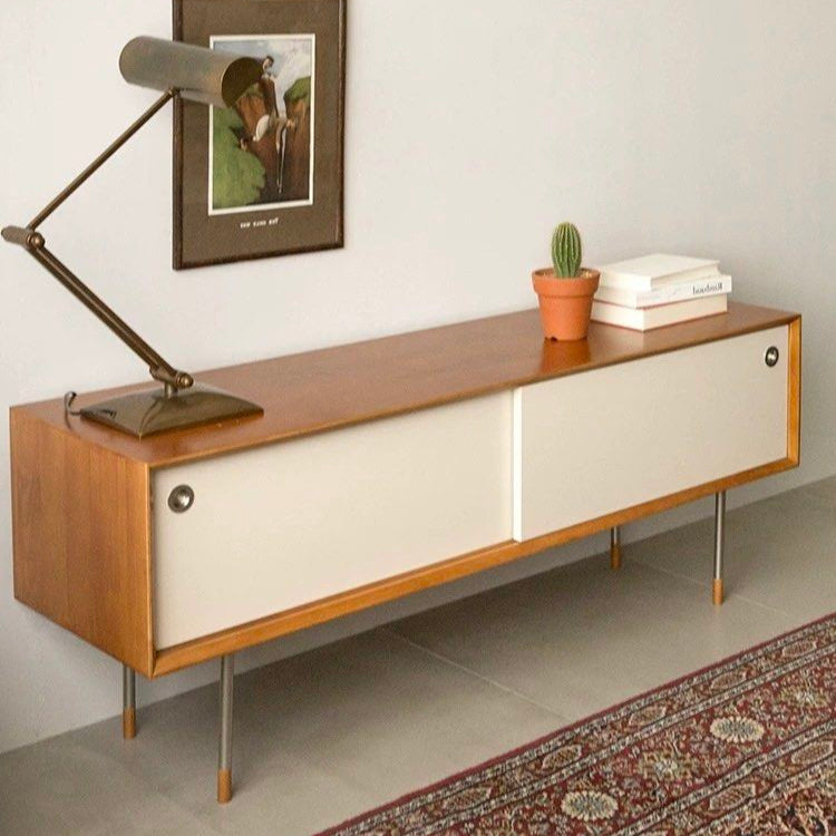 RAGNOS Modern Solid Wood TV Console