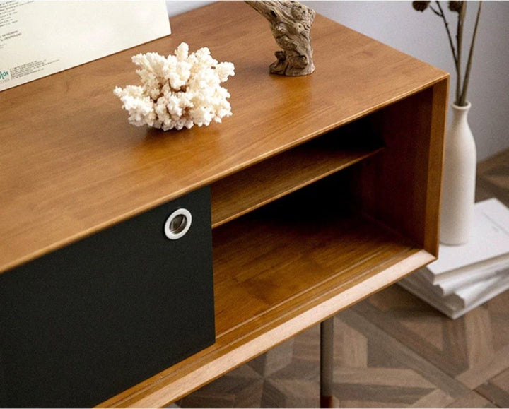 RAGNOS Modern Solid Wood TV Console