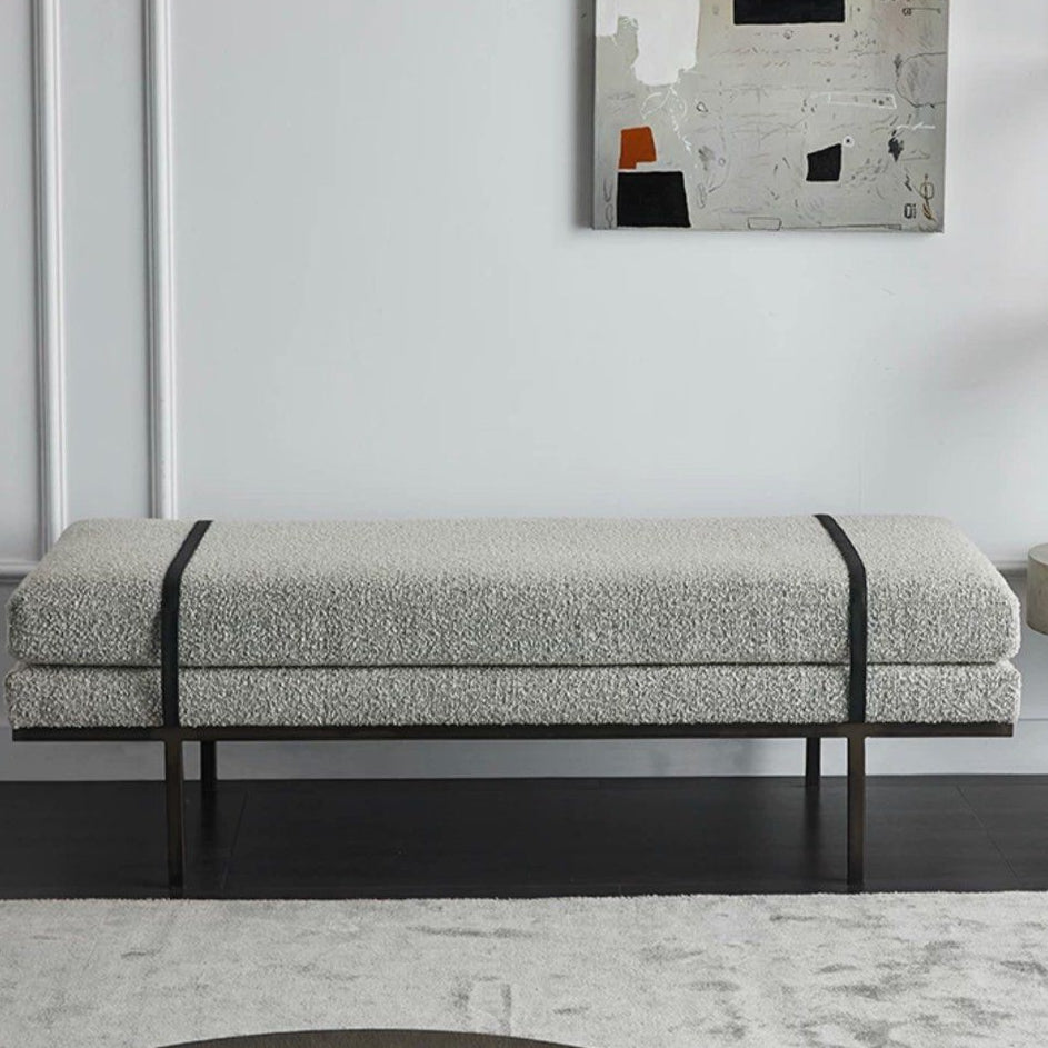 LAREDO Modern Fabric Bench