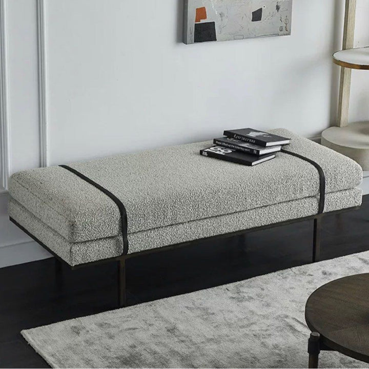 LAREDO Modern Fabric Bench