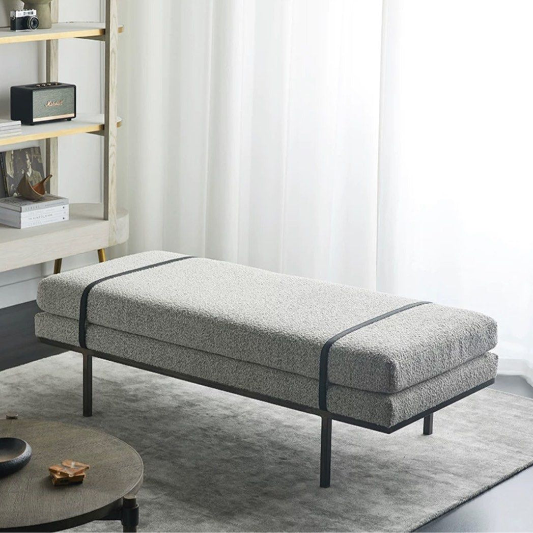 LAREDO Modern Fabric Bench