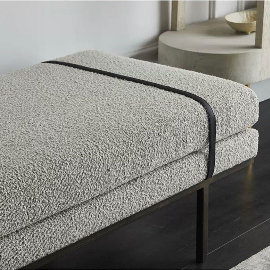 LAREDO Modern Fabric Bench