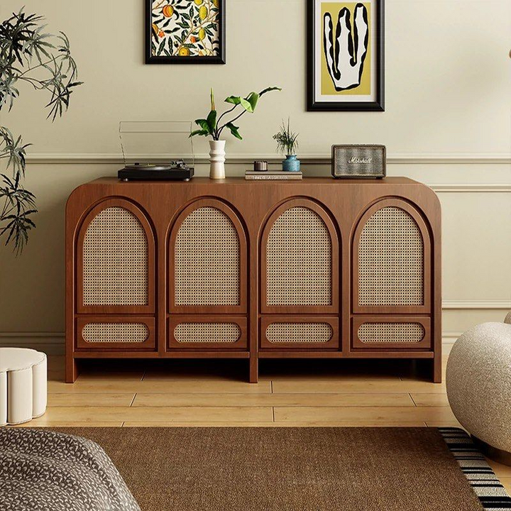 BAPPE Mid-Century Solid Wood Sideboard