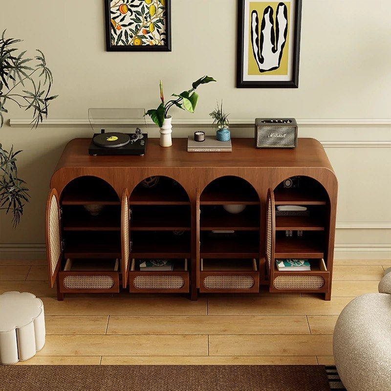 BAPPE Mid-Century Solid Wood Sideboard