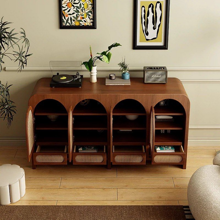 BAPPE Mid-Century Solid Wood Sideboard