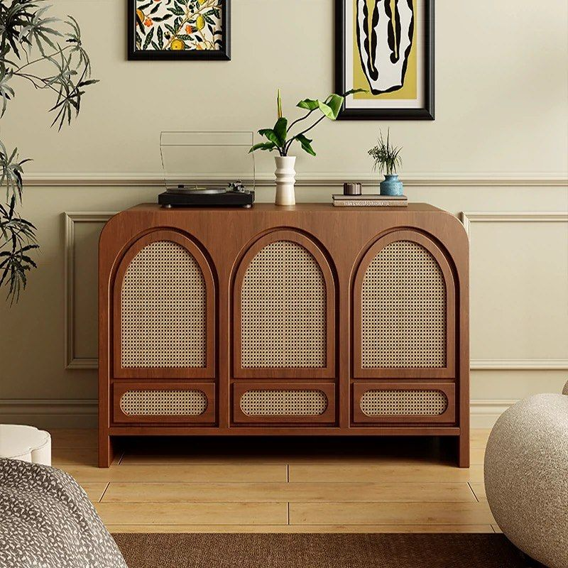BAPPE Mid-Century Solid Wood Sideboard