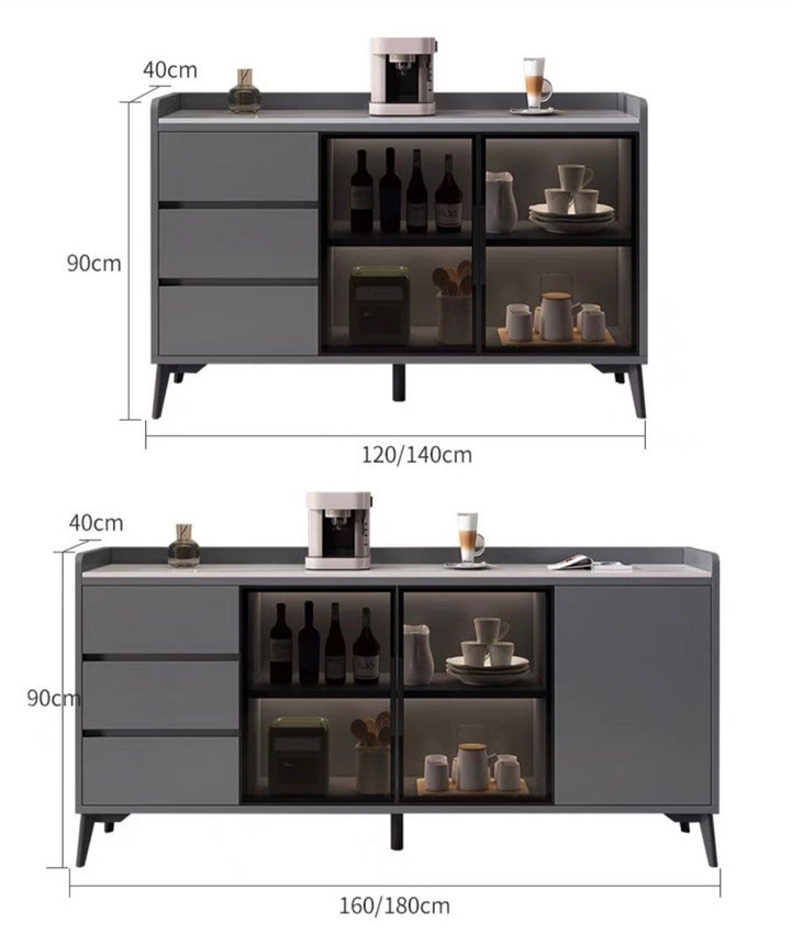 FRANCISCO Modern Sintered Stone Sideboard