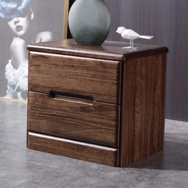 MUZU Japandi Bedside Table