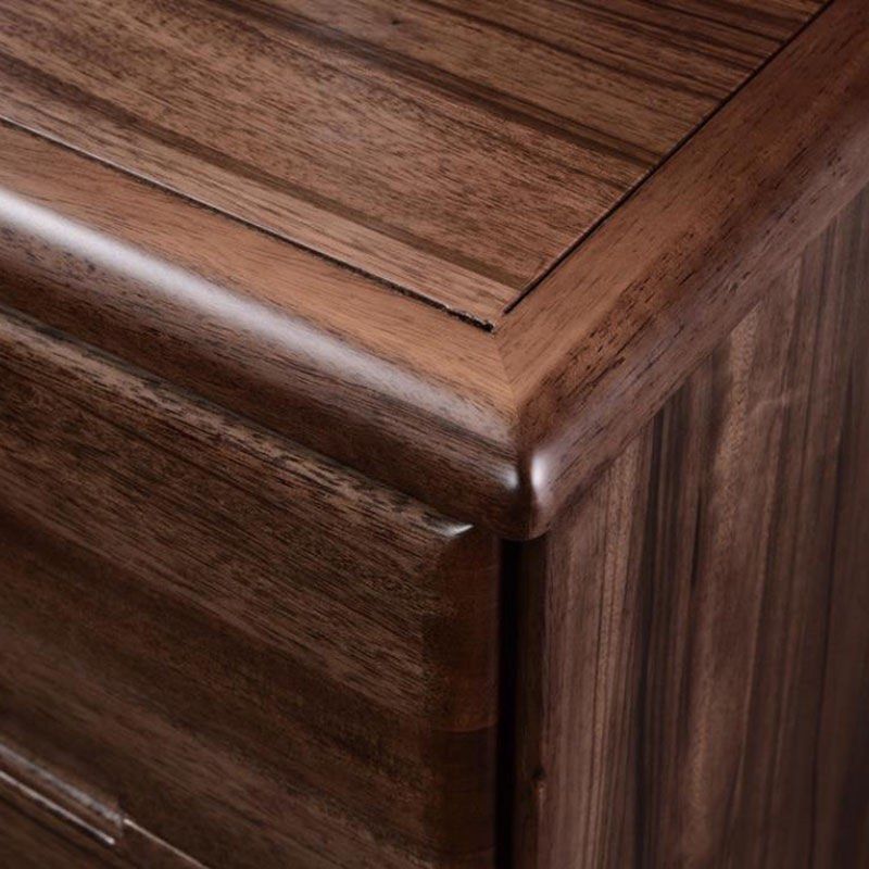 MUZU Japandi Bedside Table