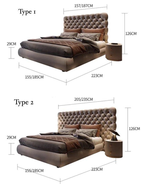 NABIER Modern Bedframe