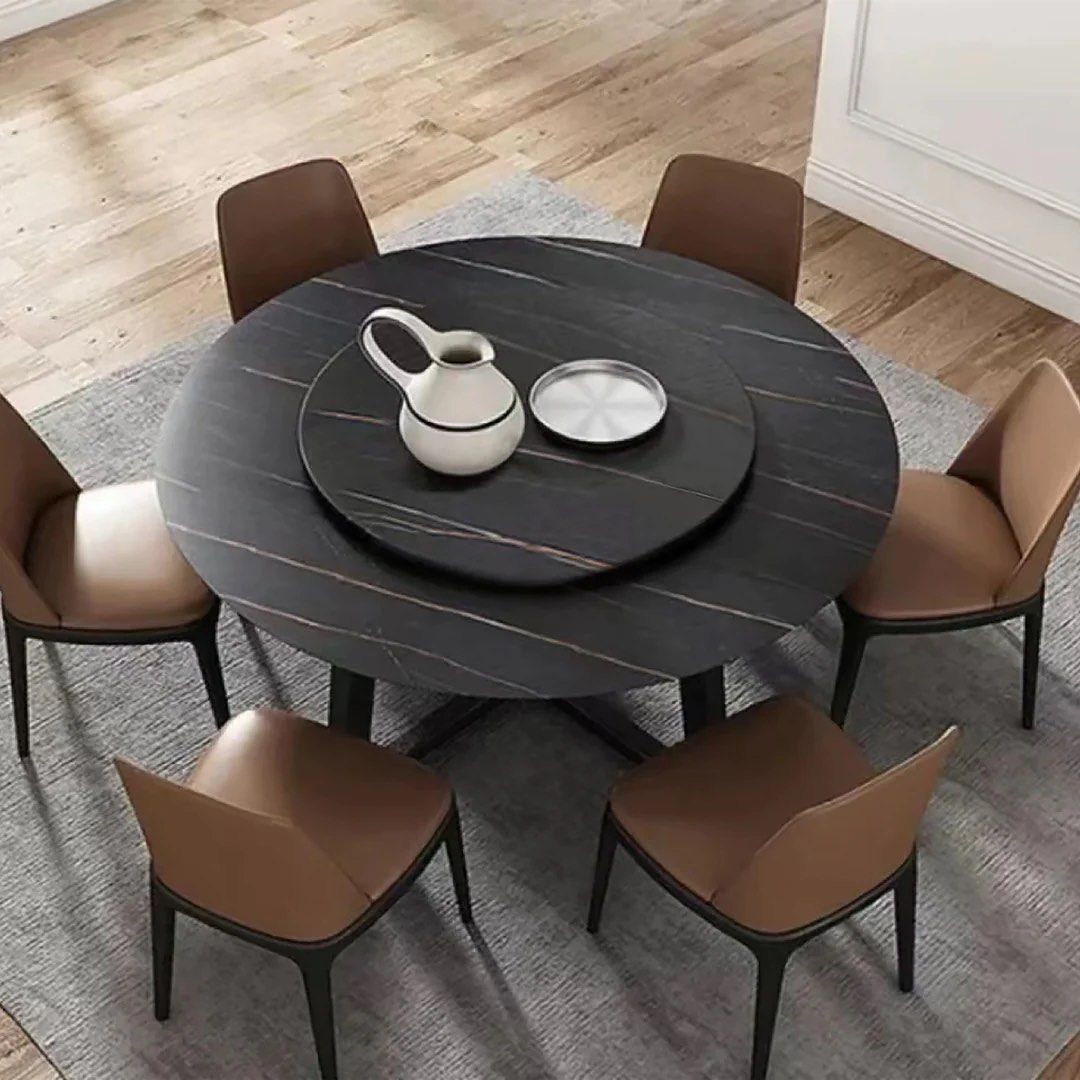 NASA Round Marble Dining Table