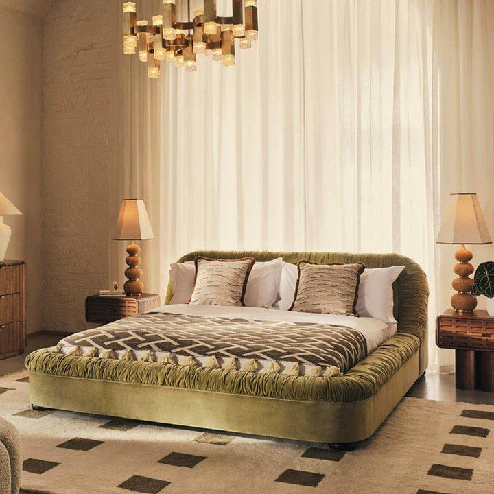 NATTE Modern Velvet Bedframe