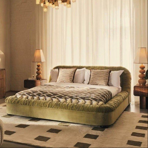 NATTE Modern Velvet Bedframe