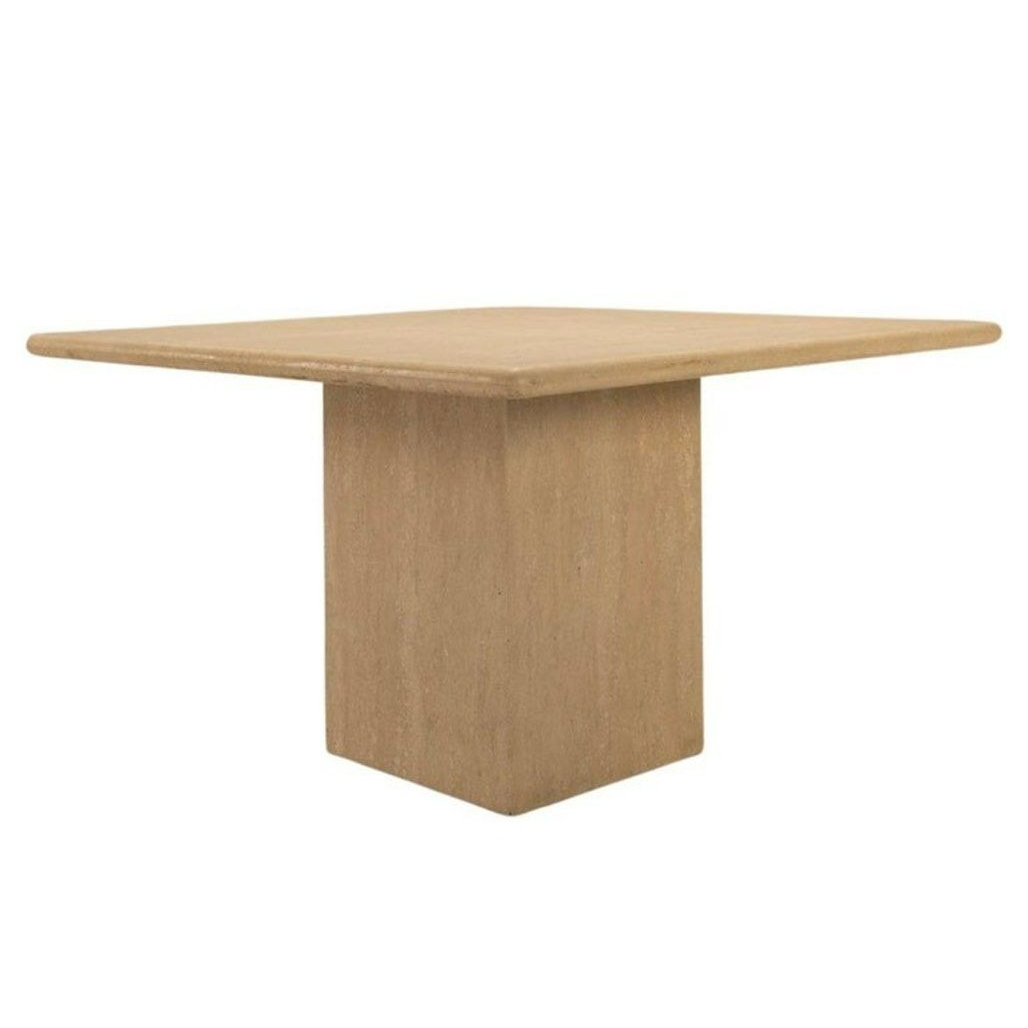 KIMBERLEY Modern Travertine Dining Table