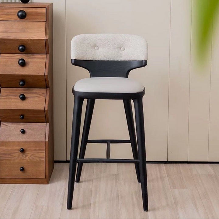 ASTRA Modern Solid Wood Bar Stool