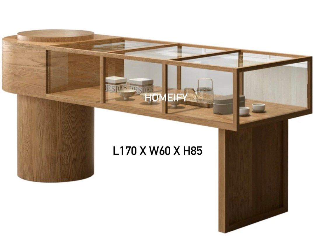NELYO Modern Island Display Table
