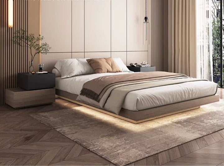 NEURE Modern Floating LED Bedframe