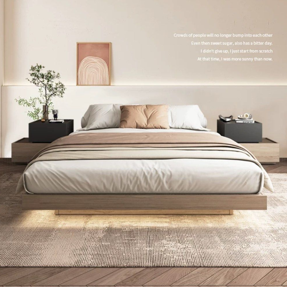 NEURE Modern Floating LED Bedframe