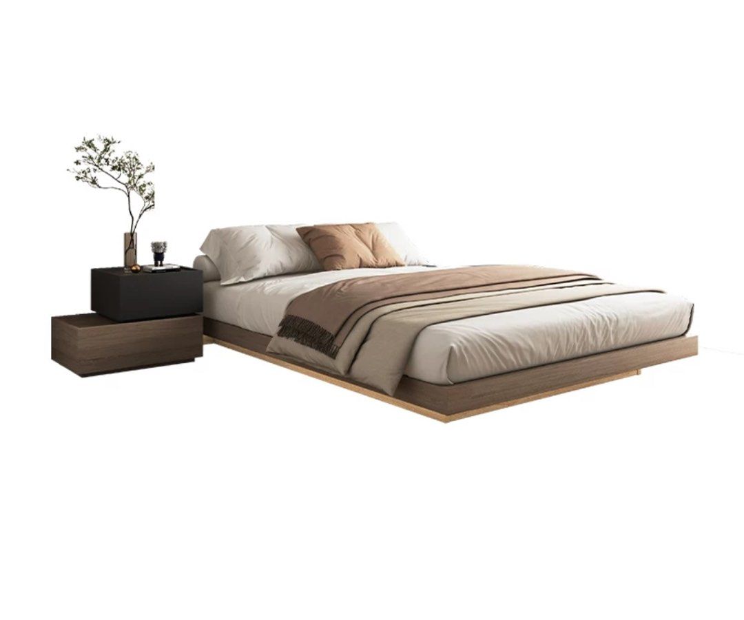 NEURE Modern Floating LED Bedframe