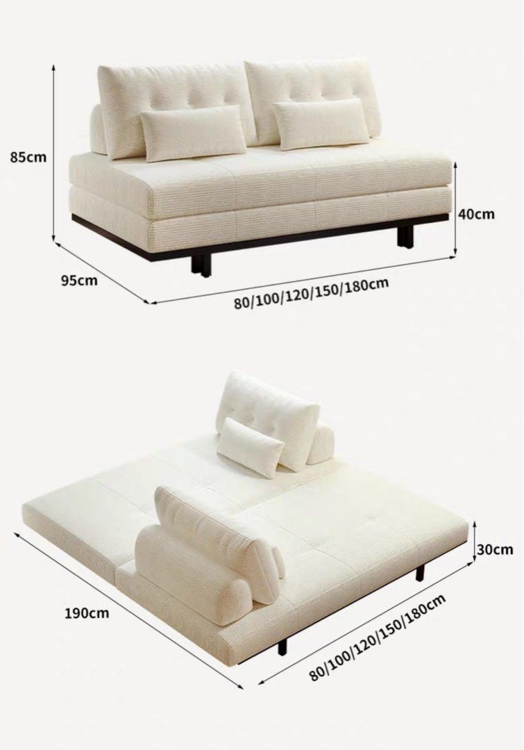 LORVEN Modern Sofa Bed