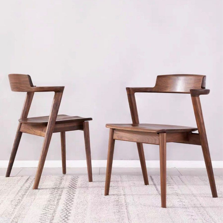 RANZZ Black Walnut Dining Chair