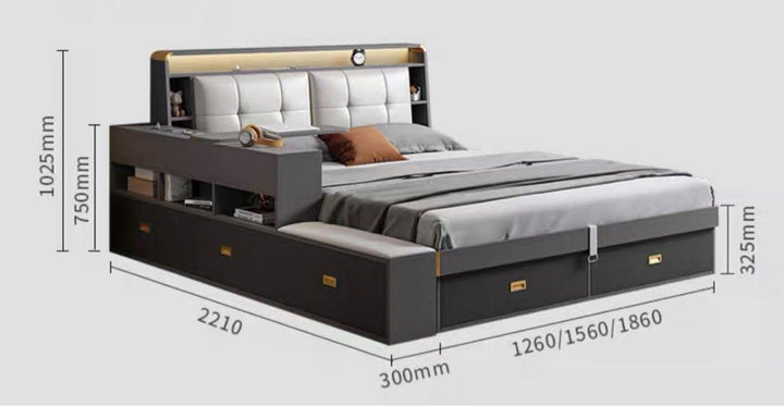 NOBU Modern All in One Bedframe