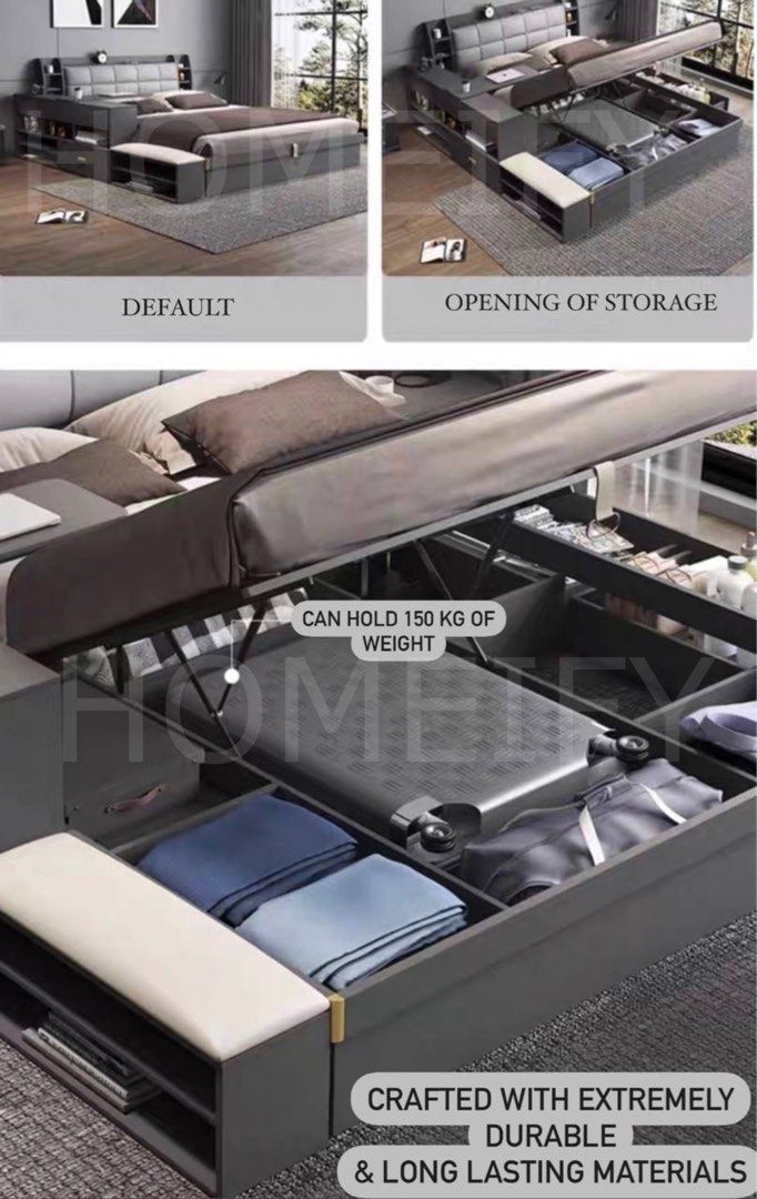 NOBU Modern All in One Bedframe