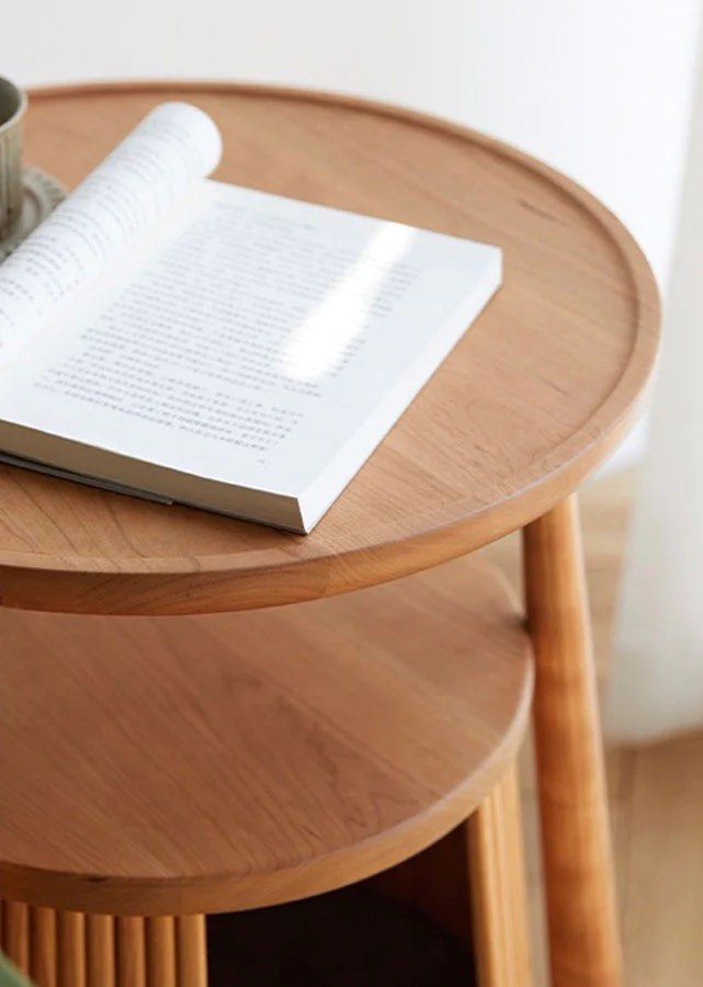 LINDA Solid Wood Side Table