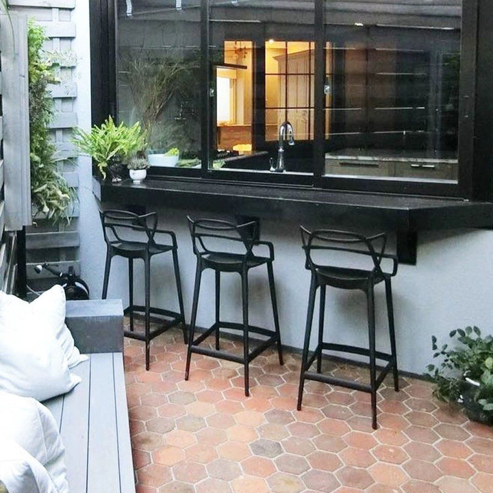 GRANGE Modern Polypropylene Bar Stool
