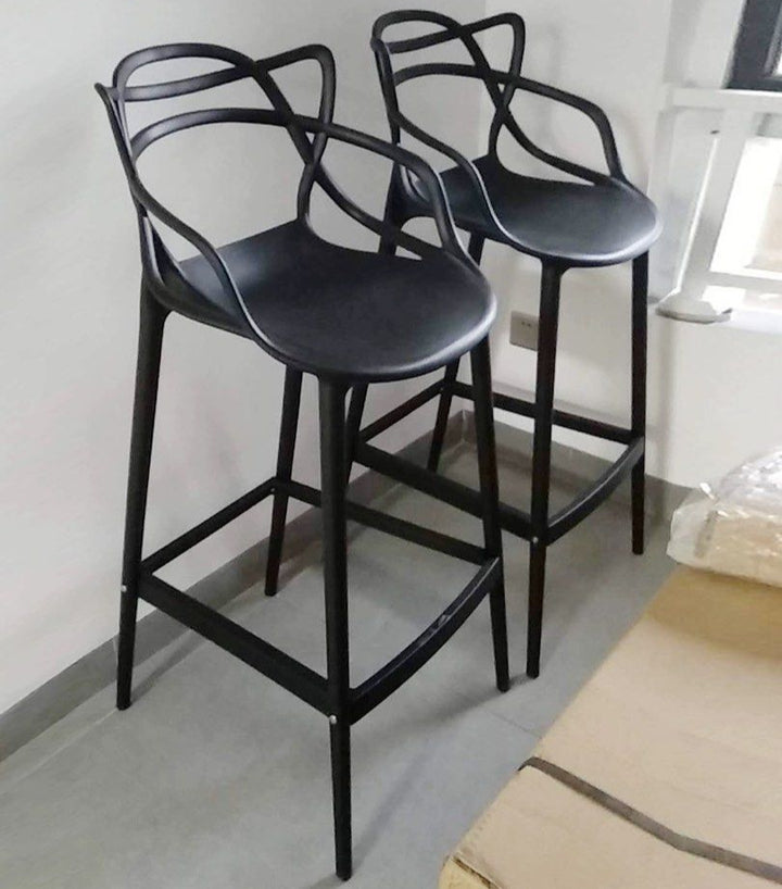 GRANGE Modern Polypropylene Bar Stool
