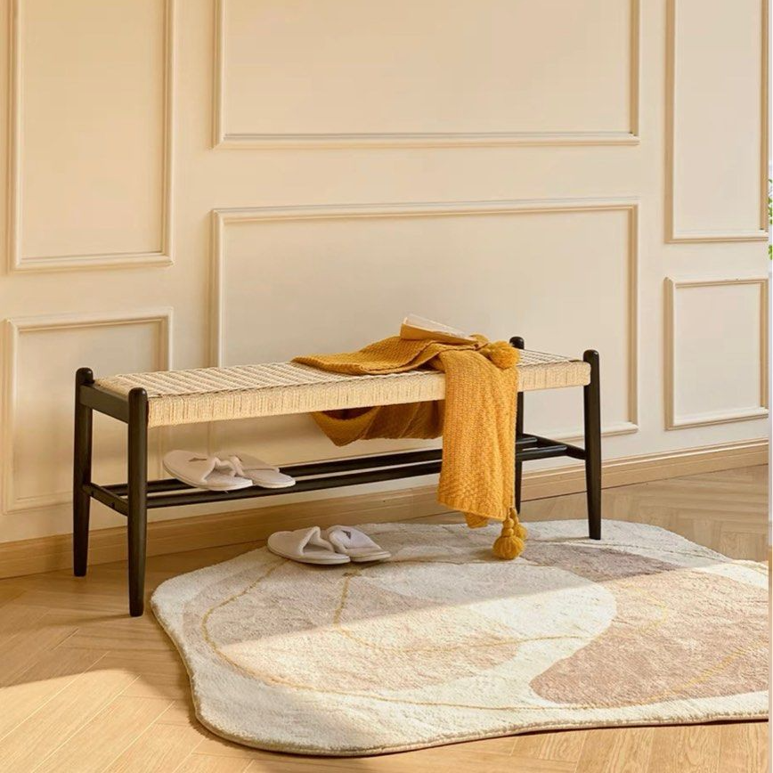 TYBALT Modern Rattan Bench
