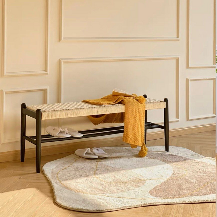 TYBALT Modern Rattan Bench