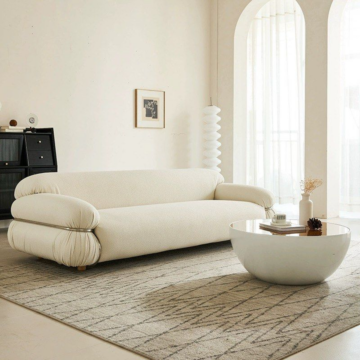 TATSURO Japandi Boucle Sofa